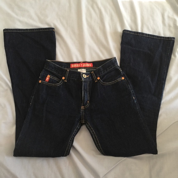 Guess flared bootcut denim jeans - size 24 - Picture 2 of 9
